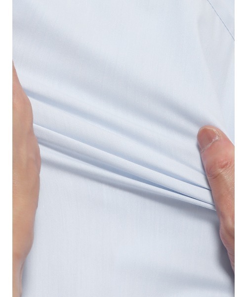 SUIT SQUARE(スーツスクエア)の「最高シャツ 半袖ワイシャツ 形態安定 ワイドカラー BASIC ドレスシャツ(ビジネスシャツ・メンズ・ブルー系1/ブルー系2/ネイビー系/ホワイト系・LL/3L/S/M/L)」の19枚目の写真