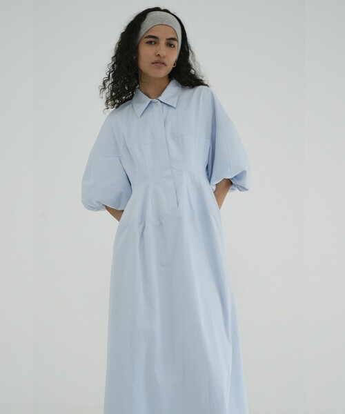 CLANE/クラネ WAIST DESIGN VOLUME ONEPIECE/ウエストデザイン