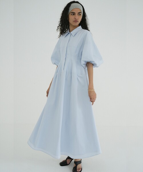 CLANE/クラネ WAIST DESIGN VOLUME ONEPIECE/ウエストデザイン
