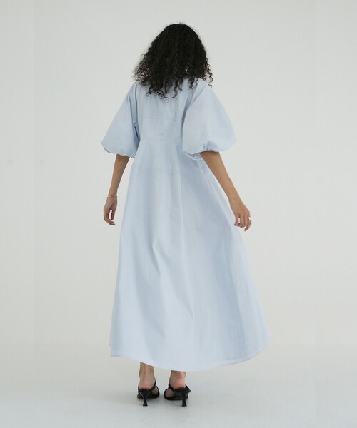 セール】CLANE/クラネ WAIST DESIGN VOLUME ONEPIECE/ウエスト