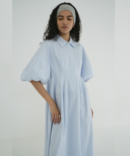 CLANE ウエストデザインボリュームワンピース ★タグ付き新品 CLANE/クラネ WAIST DESIGN VOLUME ONEPIECE/ウエストデザイン