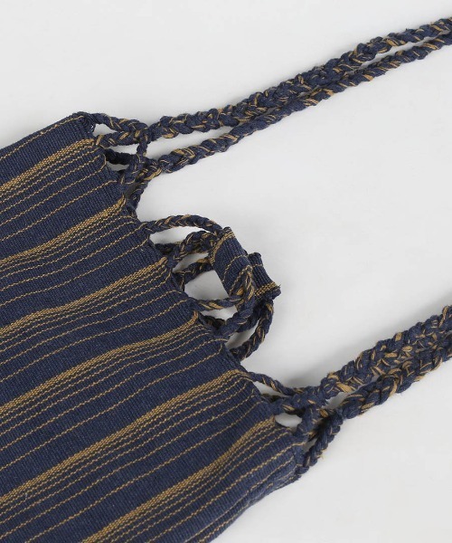 DULTON（ダルトン）の「HAMMOCK SACOCHE/ハンモック サコッシュ（ショルダーバッグ・メンズ・レッド系/グリーン×オレンジ/ピンク系/イエロー系/ブルー系/ネイビー系・FREE）」の9枚目の写真