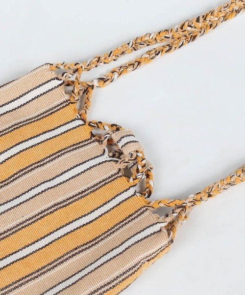 DULTON（ダルトン）の「HAMMOCK SACOCHE/ハンモック サコッシュ（ショルダーバッグ・メンズ・レッド系/グリーン×オレンジ/ピンク系/イエロー系/ブルー系/ネイビー系・FREE）」の7枚目の写真