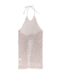 セール】ウィンドミルクロシェ ノースリーブワンピース（ワンピース