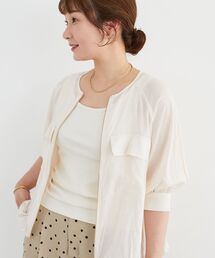 le.coeur blanc | コットンストレッチテレコタンク(タンクトップ)