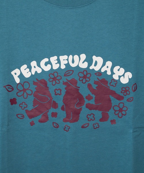 COBMASTER（コブマスター）の「【COBMASTER/コブマスター】COB PEACEFULDAYS TEE/半袖Tシャツ（Tシャツ/カットソー・レディース・イエロー/インディゴブルー/ラベンダー/ホワイト・SMALL/MEDIUM/LARGE/X-LARGE/X-SMALL）」の12枚目の写真