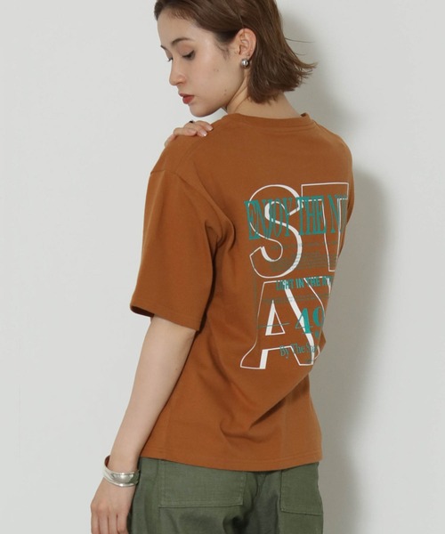 セール】フロント刺繍バックプリントT（Tシャツ/カットソー