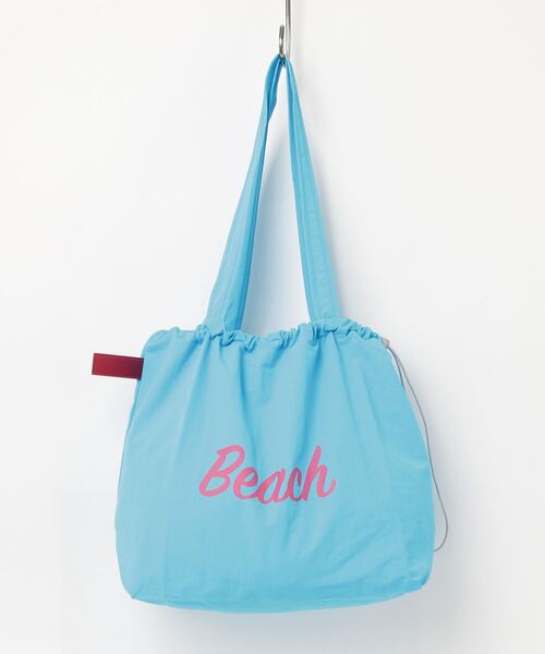 セール】《韓国ファッション》Beach Color Drawstring Bag