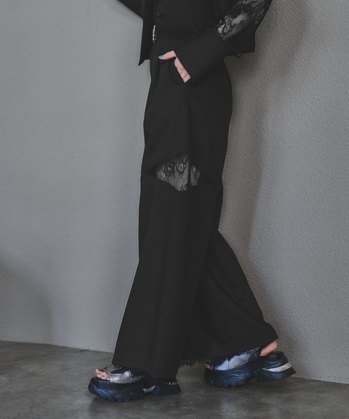 HARE（ハレ）の「接触冷感/レースレイヤーキリカエテーラージャケット