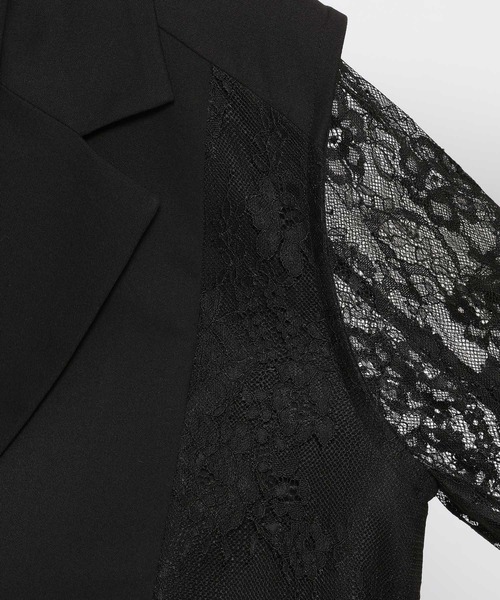 HARE（ハレ）の「接触冷感/レースレイヤーキリカエテーラージャケット