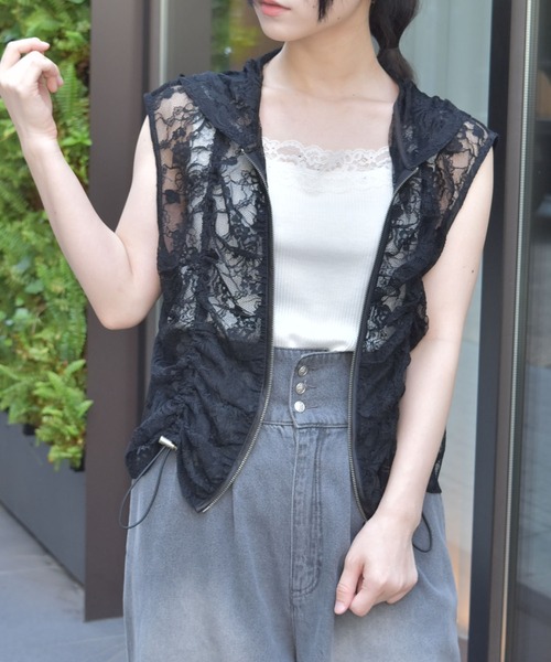 ⭐️激レア廃盤品⭐️axes femme ブラック 黒 ベスト レース 2025年最新】axes femme カラー：ブラック系 ベスト・ジレの人気
