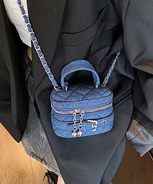 正規品 韓国大人気 アリー エイミーバッグ ミニ AMY BAG mini セール】【 ammy. / エイミードット 】 キルティング デニム