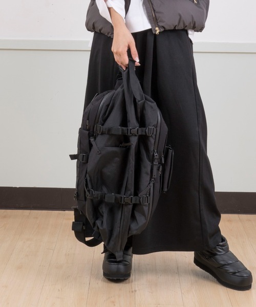 多機能 ブラック バックパック　おまけ付き STREAM 2WAYバックパック No.55530 ｜master-piece | マスターピース