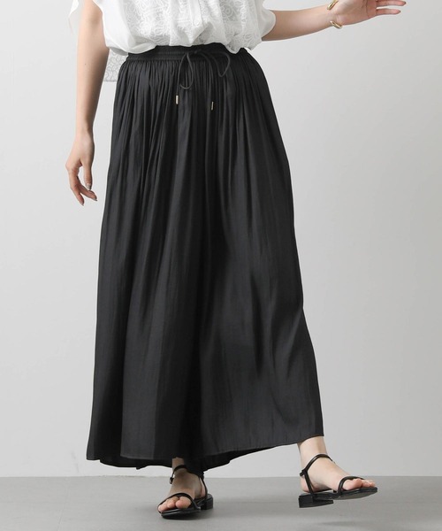 Acuta（アクータ）の「割繊ギャザーイージーパンツ（その他パンツ・レディース・キャメル/モカ/チャコールグレー・FREE）」の8枚目の写真