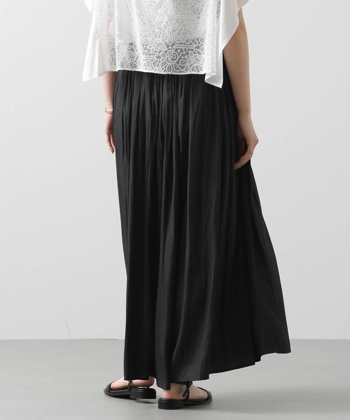 Acuta（アクータ）の「割繊ギャザーイージーパンツ（その他パンツ・レディース・キャメル/モカ/チャコールグレー・FREE）」の10枚目の写真