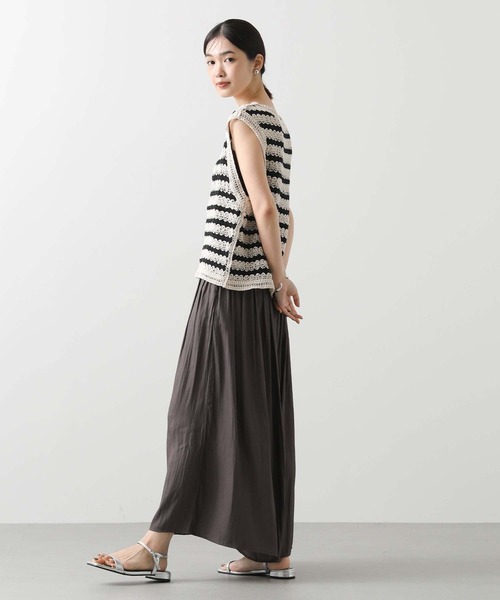 Acuta（アクータ）の「割繊ギャザーイージーパンツ（その他パンツ・レディース・キャメル/モカ/チャコールグレー・FREE）」の13枚目の写真