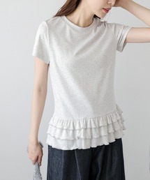 フリルヘムTシャツ