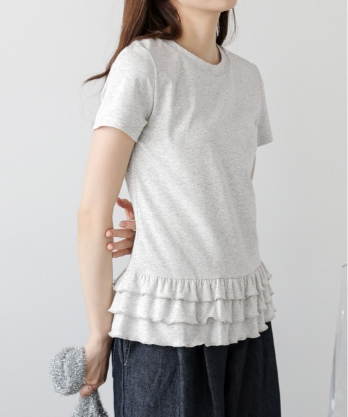 新品未使用タグ付きミュベールフリルTシャツオーガンジー定価26000黒 楽天市場】【期間限定：3,520円→1,999円！】 ギャザー トップス