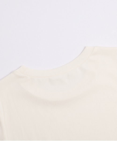 AMELY(エミリー)の「フリルヘムTシャツ(Tシャツ/カットソー・レディース・杢グレー/ブラック/ホワイト・フリー)」の18枚目の写真