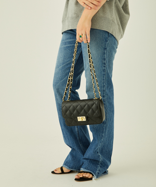 AULENTTI(オウレンティ)の「《追加》【AULENTTI/オウレンティ】チェーンBAG:ショルダーバッグ(ショルダーバッグ・レディース・ブラック・FREE)」の18枚目の写真