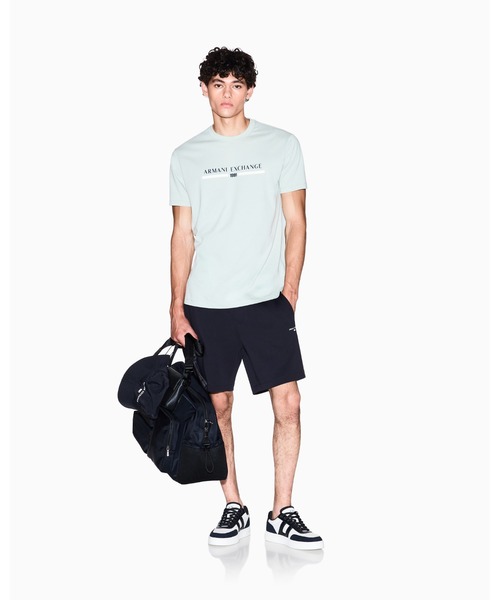 A|X アルマーニ エクスチェンジ】AXロゴ 半袖クルーネックT