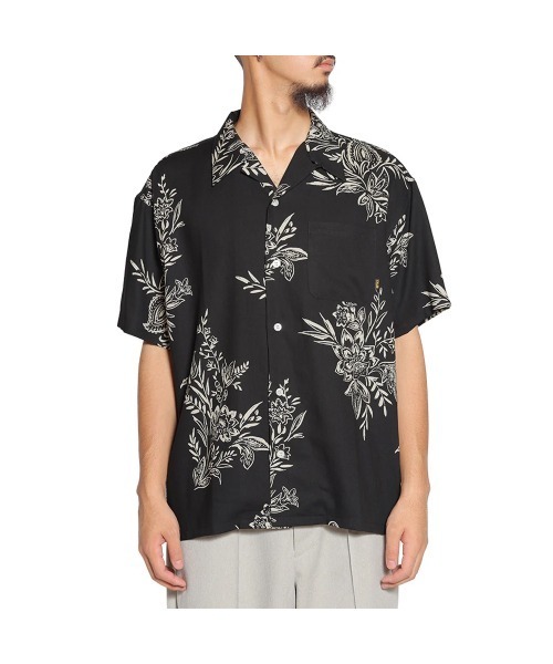 CALEE(キャリー)の「FLOWER PATTERN SH(シャツ/ブラウス・メンズ・ブラック/チャコールグレー・MEDIUM/LARGE/X-LARGE/SMALL)」の2枚目の写真