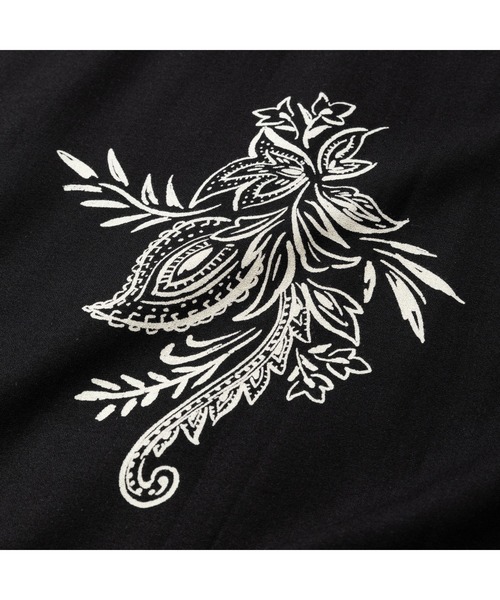CALEE(キャリー)の「FLOWER PATTERN SH(シャツ/ブラウス・メンズ・ブラック/チャコールグレー・MEDIUM/LARGE/X-LARGE/SMALL)」の8枚目の写真