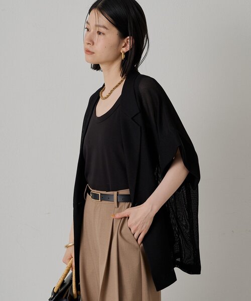 LOUNGEDRESS（ラウンジドレス）の「メッシュハーフスリーブジャケット