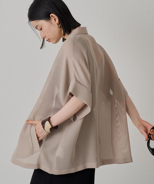 新品　Loungedress ハーフスリーブジャケット Loungedress ハーフスリーブジャケット ジャケット・アウター