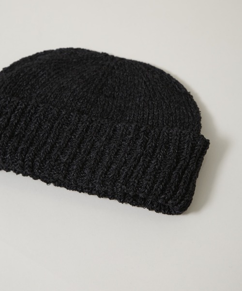RACAL（ラカル）の「RACAL/Japanese Paper Roll Knit Watch（ニットキャップ/ビーニー・メンズ・ブラック/ネイビー/オレンジ/ブラウン・FREE）」の6枚目の写真