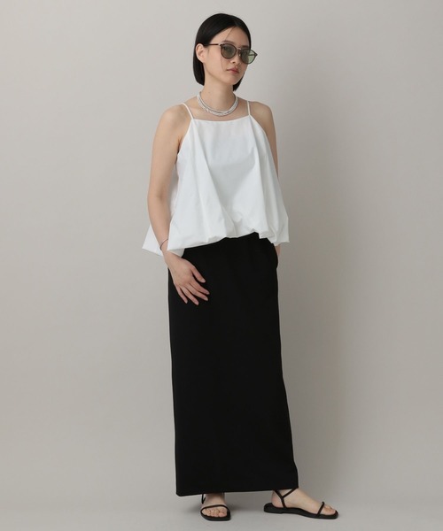 A part by（アパートバイ）の「バルーンセットアップ（セットアップ・レディース・オフホワイト/ブラック・FREE）」の7枚目の写真