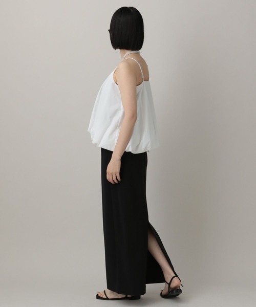 A part by（アパートバイ）の「バルーンセットアップ（セットアップ・レディース・オフホワイト/ブラック・FREE）」の10枚目の写真