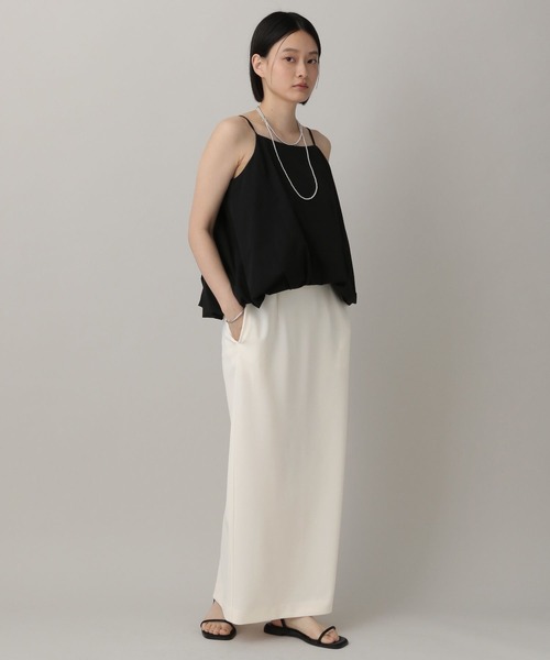 A part by（アパートバイ）の「バルーンセットアップ（セットアップ・レディース・オフホワイト/ブラック・FREE）」の3枚目の写真