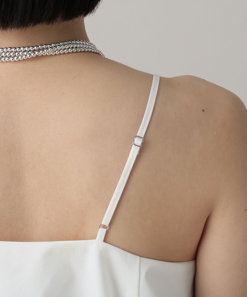 A part by（アパートバイ）の「バルーンセットアップ（セットアップ・レディース・オフホワイト/ブラック・FREE）」の16枚目の写真