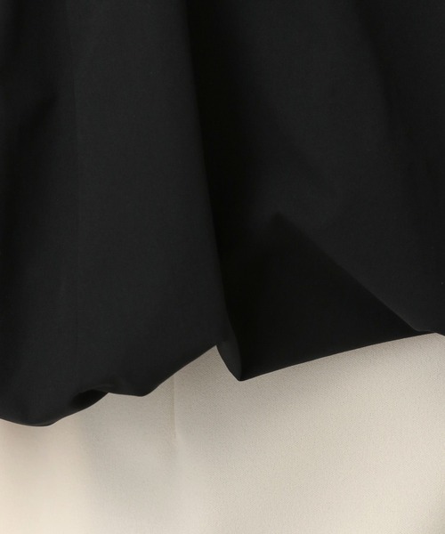 A part by（アパートバイ）の「バルーンセットアップ（セットアップ・レディース・オフホワイト/ブラック・FREE）」の6枚目の写真