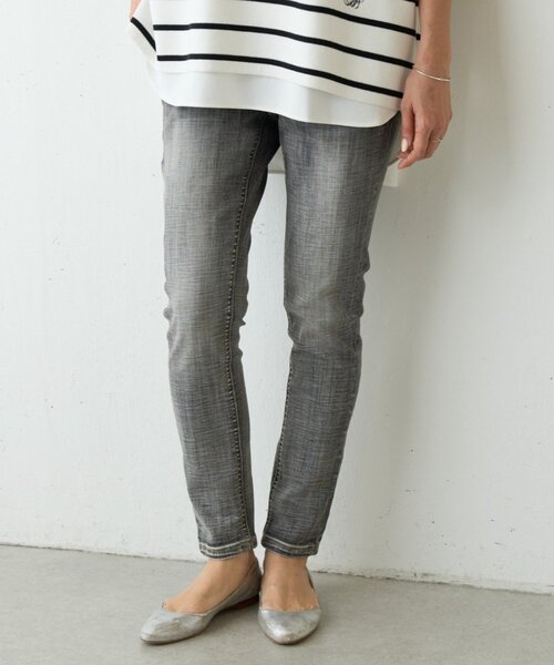 BEARDSLEY（ビアズリー）の「デニムパギンス（紐付き）（デニムパンツ・レディース・ブルー/ブラック/インディゴブルー/グレー・0/1/2）」の3枚目の写真