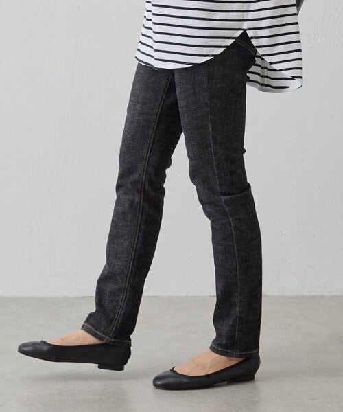 BEARDSLEY（ビアズリー）の「デニムパギンス（紐付き）（デニムパンツ・レディース・ブルー/ブラック/インディゴブルー/グレー・0/1/2）」の2枚目の写真