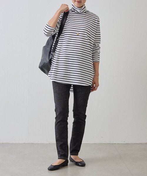 BEARDSLEY（ビアズリー）の「デニムパギンス（紐付き）（デニムパンツ・レディース・ブルー/ブラック/インディゴブルー/グレー・0/1/2）」の8枚目の写真