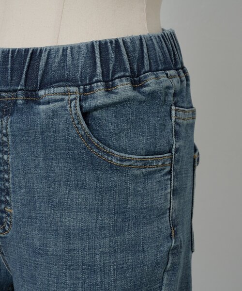 BEARDSLEY（ビアズリー）の「デニムパギンス（紐付き）（デニムパンツ・レディース・ブルー/ブラック/インディゴブルー/グレー・0/1/2）」の15枚目の写真