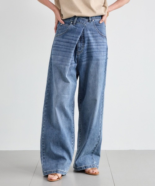 BARNYARDSTORM(バンヤードストーム)の「BARNYARDSTORM / 2WAYカシュクールデニム【JAPAN FABRIC】(デニムパンツ・レディース・ブラック/インディゴブルー・S/M)」の20枚目の写真