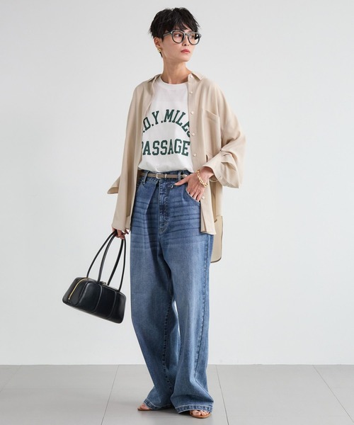 BARNYARDSTORM(バンヤードストーム)の「BARNYARDSTORM / 2WAYカシュクールデニム【JAPAN FABRIC】(デニムパンツ・レディース・ブラック/インディゴブルー・S/M)」の13枚目の写真