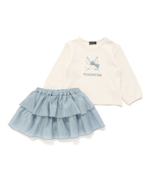 ソフィベラ Tシャツ、スカート、２点セット 楽天市場】子供服 女の子 セットアップ セーラー服 2点セット