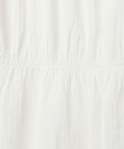 BAYFLOW（ベイフロー）の「ギャザーブラウスノースリーブ（シャツ/ブラウス・レディース・ブラック/ブルー/オフホワイト・FREE）」の21枚目の写真