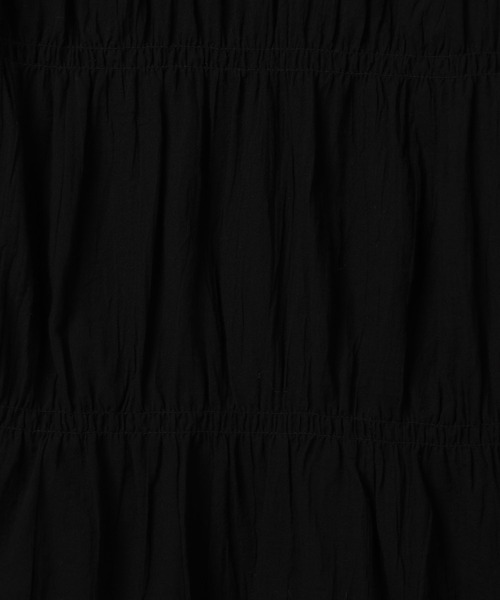 BAYFLOW（ベイフロー）の「ギャザーブラウスノースリーブ（シャツ/ブラウス・レディース・ブラック/ブルー/オフホワイト・FREE）」の22枚目の写真