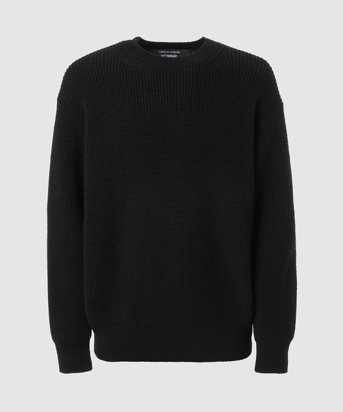 コムデギャルソン tao ラムウール天竺ニット　コサージュデザインセーター　Ｍ COMME des GARCONS HOMME - コムデギャルソンオム25FW 梳毛天竺