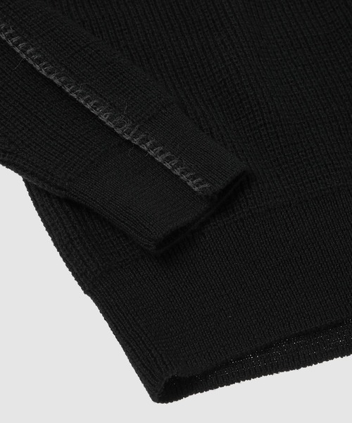 COMME des GARCONS HOMME（コム デ ギャルソン・オム）の「WOOL CREW NECK KNIT（ニット/セーター・メンズ・ライトグレー系/ブラック系・L/M/S）」の3枚目の写真