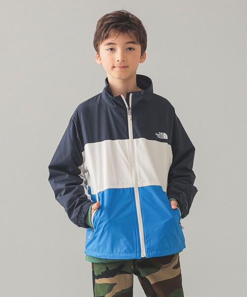 THE NORTH FACE（ザノースフェイス）の「THE NORTH FACE / ティー エヌエフ アトモス フィア ジャケット 2025FW（130～160cm）（ブルゾン・キッズ・レッド/ネイビー・150/130/160/140）」の2枚目の写真