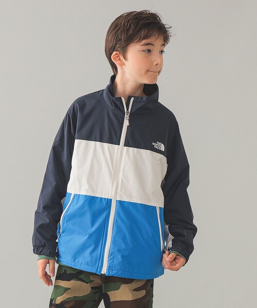 THE NORTH FACE（ザノースフェイス）の「THE NORTH FACE / ティー エヌエフ アトモス フィア ジャケット 2025FW（130～160cm）（ブルゾン・キッズ・レッド/ネイビー・150/130/160/140）」の3枚目の写真