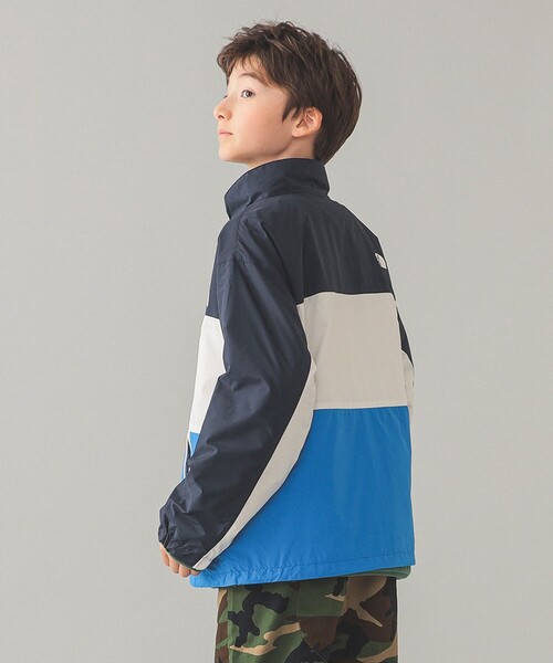 THE NORTH FACE（ザノースフェイス）の「THE NORTH FACE / ティー エヌエフ アトモス フィア ジャケット 2025FW（130～160cm）（ブルゾン・キッズ・レッド/ネイビー・150/130/160/140）」の4枚目の写真