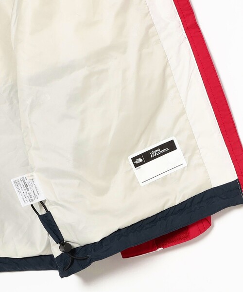 THE NORTH FACE（ザノースフェイス）の「THE NORTH FACE / ティー エヌエフ アトモス フィア ジャケット 2025FW（130～160cm）（ブルゾン・キッズ・レッド/ネイビー・150/130/160/140）」の9枚目の写真
